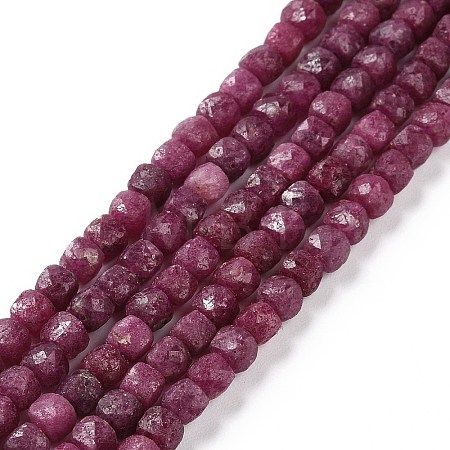 Natural Ruby Beads Strands G-P488-05-1