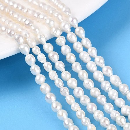 Natural Nucleated Pearl Beads Strands PEAR-N012-02P-01-1