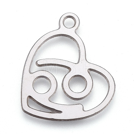 Non-Tarnish 304 Stainless Steel Pendants LS-STAS-M228-A01-01P-1