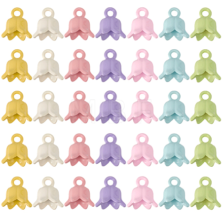 36Pcs Baking Paint Alloy Charms FIND-SP0004-16A-1