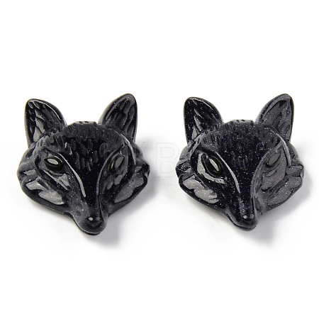 Synthetic Blue Goldstone Pendants G-R478-005A-1