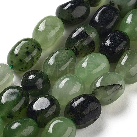 Natural Malaysia Jade Beads Strands G-P528-N03-01-1