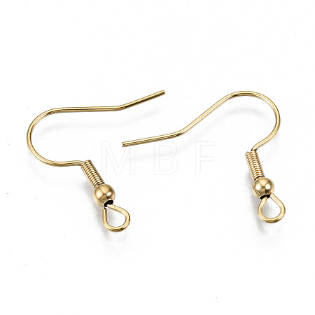 304 Stainless Steel Earring Hooks STAS-S111-001G-NR-1