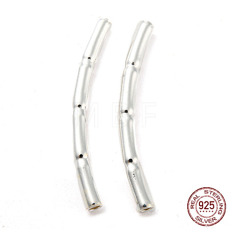 925 Sterling Silver Tube Beads STER-Z004-04D-1