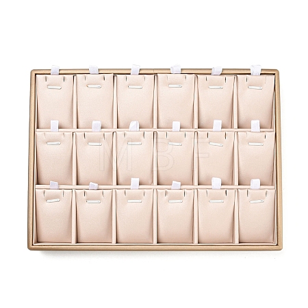 Wooden Necklace Presentation Boxes NDIS-O006-01-1