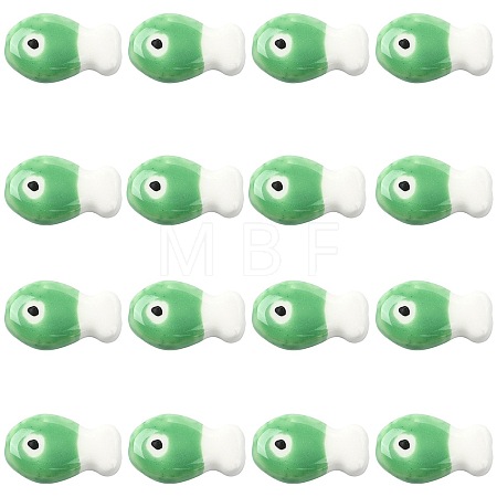 16Pcs Handmade Porcelain Ceramic Beads PORC-FS0001-68C-1