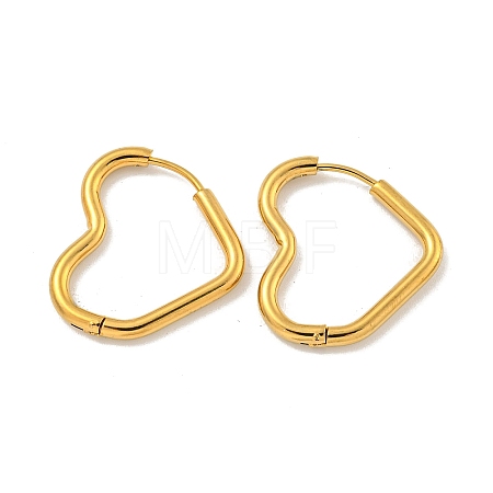 202 Stainless Steel Huggie Hoop Earrings EJEW-H003-07G-03-1