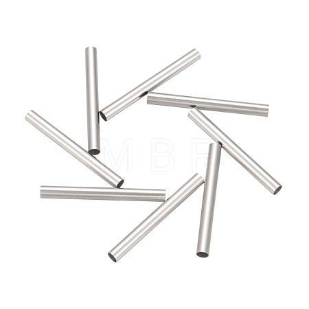 Tarnish Resistant 304 Stainless Steel Tube Beads STAS-G071-35P-1
