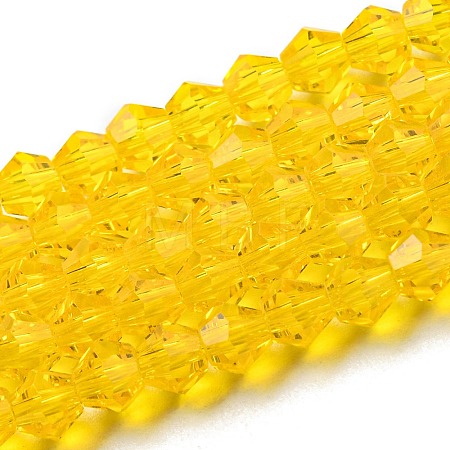 Transparent Glass Beads Strands GLAA-F029-4mm-22-1