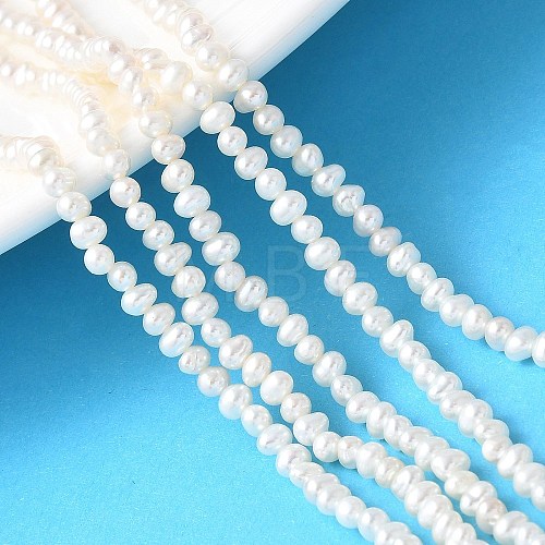 Natural Cultured Freshwater Pearl Beads Strands PEAR-I007-07K-05-1