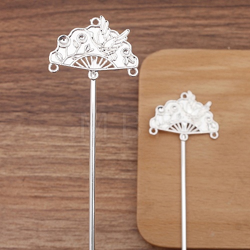 Ancient Style Alloy Hair Stick Finding PW-WG19ABA-02-1