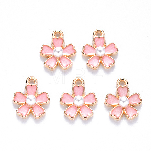 Alloy Enamel Charms X-ENAM-N054-028C-1