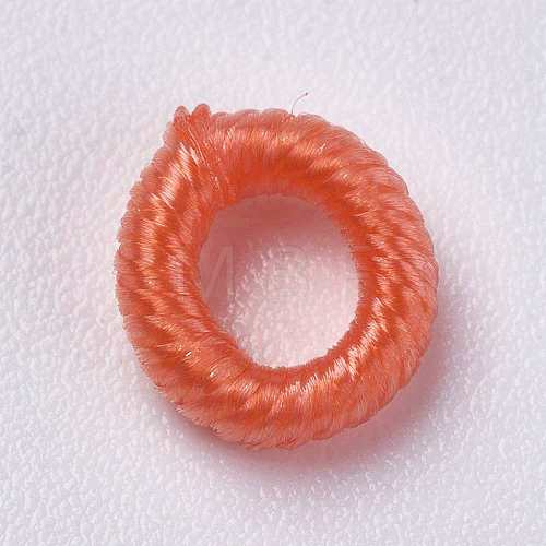 Polyester Cord Beads WOVE-K001-B39-1