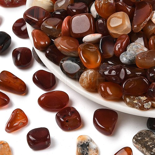 Dyed & Heated Natural Agate Beads G-J402-04C-02-1