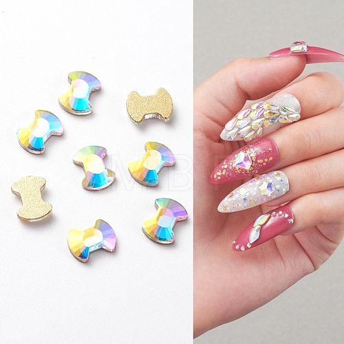 Glass Rhinestone Nail Art Decoration Accessories MRMJ-S035-04L-1