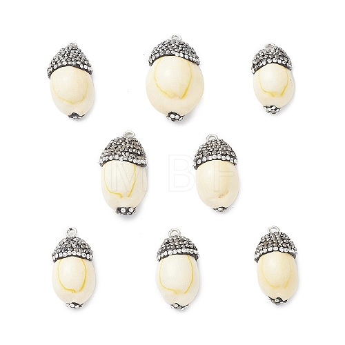 Natural Sea Shell Pendants SHEL-F005-10B-1