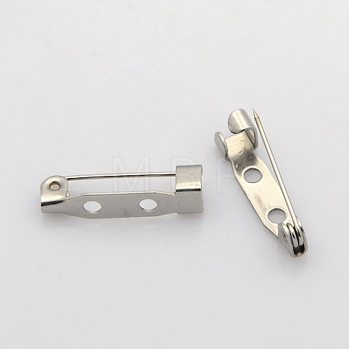 201 Stainless Steel Brooch Pin Back Bar Findings STAS-N022-03-1