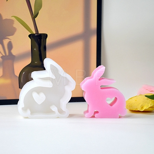 Rabbit Display Decoration DIY Silicone Molds SIMO-H143-01-1