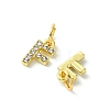 Rack Plating Alloy Rhinestone Pendants PALLOY-S187-01F-2