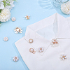 10Pcs 5 Styles Alloy Cufflinks BUTT-WR0001-40-4