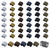 48Pcs 6 Colors Polyester Tactical Wide Strap Loop Keepers FIND-WR0008-15-1