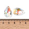 Glass Pendants GLAA-22X13-28AB-3