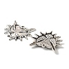 Gothic Tibetan Style Alloy Pendants TIBEP-K001-02B-AS-2