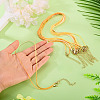 10Pcs Cotton & Metallic Cord Necklace Making NJEW-TAC0055-6