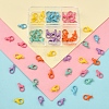 60Pcs 6 Colors Spray Painted Eco-Friendly Alloy Lobster Claw Clasps FIND-YW0001-40-NR-4