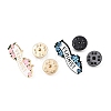 Feminist with Flower Enamel Pins JEWB-D306-01-3
