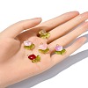 Handmade Lampwork Pendants PALLOY-YW028-01-5