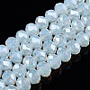 Electroplate Glass Beads Strands EGLA-A044-J8mm-A06-1