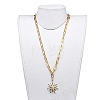 Iron Paperclip Chain Necklaces NJEW-JN02668-6