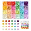 DIY Column Baking Paint Glass Seed Beads Bracelets Making Kits SEED-FS0001-39-1