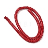 Opaque Glass Beads Strands GLAA-I060-01C-2
