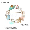 Ring with Conch & Starfish Enamel Pin PW-WG7F467-01-3