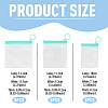 24Pcs 3 Styles Transparent EVA Resealable Bags with Rings ABAG-TA0002-27-3