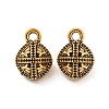 Tibetan Style Alloy Charms FIND-M011-08AG-1