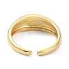 Real 18K Gold Plated Heart Open Cuff Rings KK-C224-09G-3