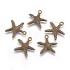Tibetan Style Alloy Pendants TIBEP-EA306YKG-AB-FF-2