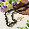 1 Strand Natural Obsidian Chip Beads Strands G-TAD0001-04-4