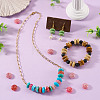 80Pcs 61G Acrylic Imitation Gemstone Beads MACR-TADJ0001-10E-5