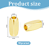 50Pcs Brass Beads KK-PH0015-67B-2