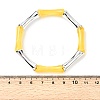 Plating Resin Beads Stretch Bracelets for Women BJEW-P374-02P-6