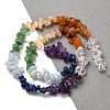 Natural Quartz Crystal & Carnelian & Citrine & Green Aventurine & Aquamarine & Lapis Lazuli & Amethyst Beads Strands G-L610-A13-01-2