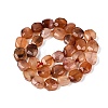 Dyed & Heated Natural Agate Beads Strands G-N359-15A-09-3