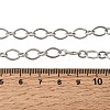 6MM 201 Stainless Steel Textured Horse Eye Link Chain Necklaces for Unisex NJEW-K302-19P-5
