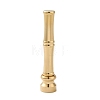 Golden Tone Brass Wax Seal Stamp Head with Bamboo Stick Shaped Handle STAM-K001-05G-N-3