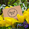 50Pcs 10 Style Kraft Paper Thank You Greeting Cards DIY-FH0005-59-5
