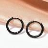 202 Stainless Steel Huggie Hoop Earrings EJEW-F111A-15mm-EB-2